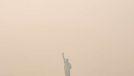 월드컵 결승전 개최지 뉴욕·뉴저지에 산불 연기 자욱…경기는 예정대로