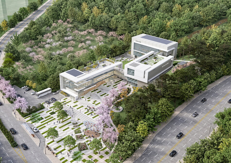 경산시 사동에 들어설 청소년수련관 조감도. 경산시청 제공