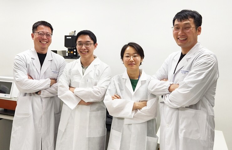 (왼쪽부터)박기선·김민수·박진영·이강인 박사. 한국한의학연구원