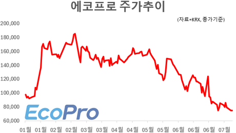 고점서 60% 빠진 에코프로…블랙록, 추가 매수로 지분 5% 넘겨