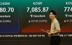 美 반도체 훈풍에 코스피 ‘매수 사이드카’…장중 6%대 급등