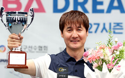 ‘무명 돌풍’ 박기호 프로 당구 드림투어 3차전 우승 [PBA]