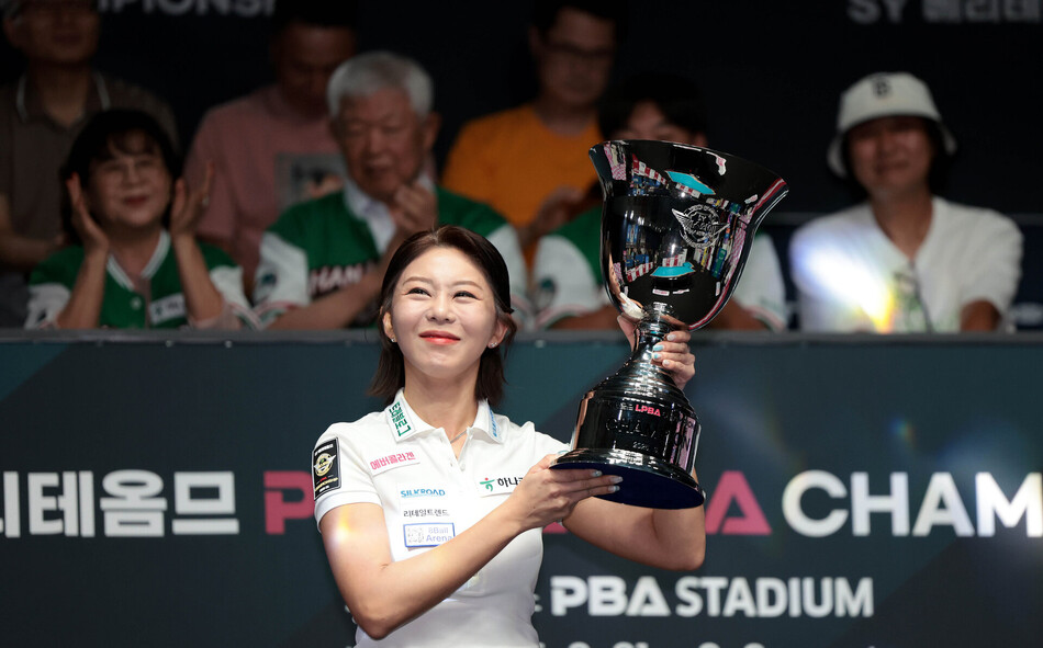 ‘당구 여제’ 김가영이 독주를 이어갈 수 있을지 관심이 모인다. PBA 제공