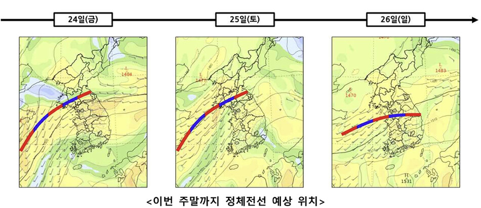 전남광주 지역의 올해 장마가 오는 26~27일 사이 종료될 가능성이 있는 것으로 전망됐다. /광주지방기상청