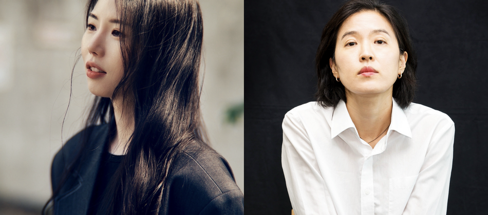 성해나(왼쪽) 작가와 정보라 작가. ⓒ혜영