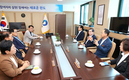 해남·완도·진도, 이광재 예결위원장에 지역 핵심사업 지원 요청